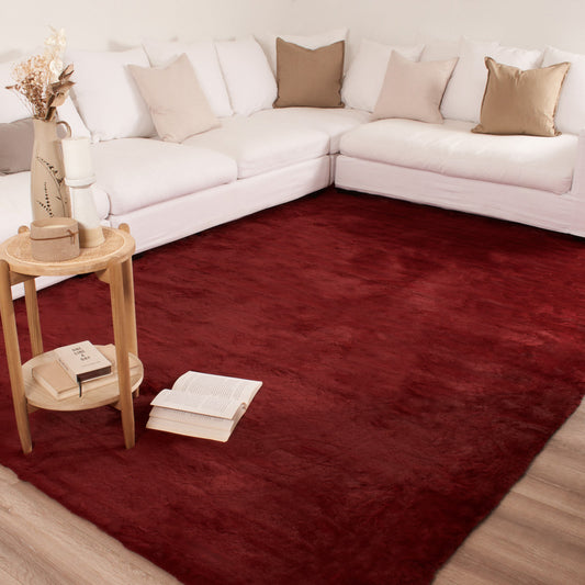 Tapis super doux rouge : AVA291ROU AVA