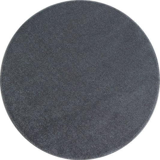 CALIFORNIE - Tapis rond uni à poils courts - CAL7000GRC