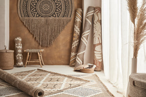 Tapis style jute  tapis naturel – Nazar rugs