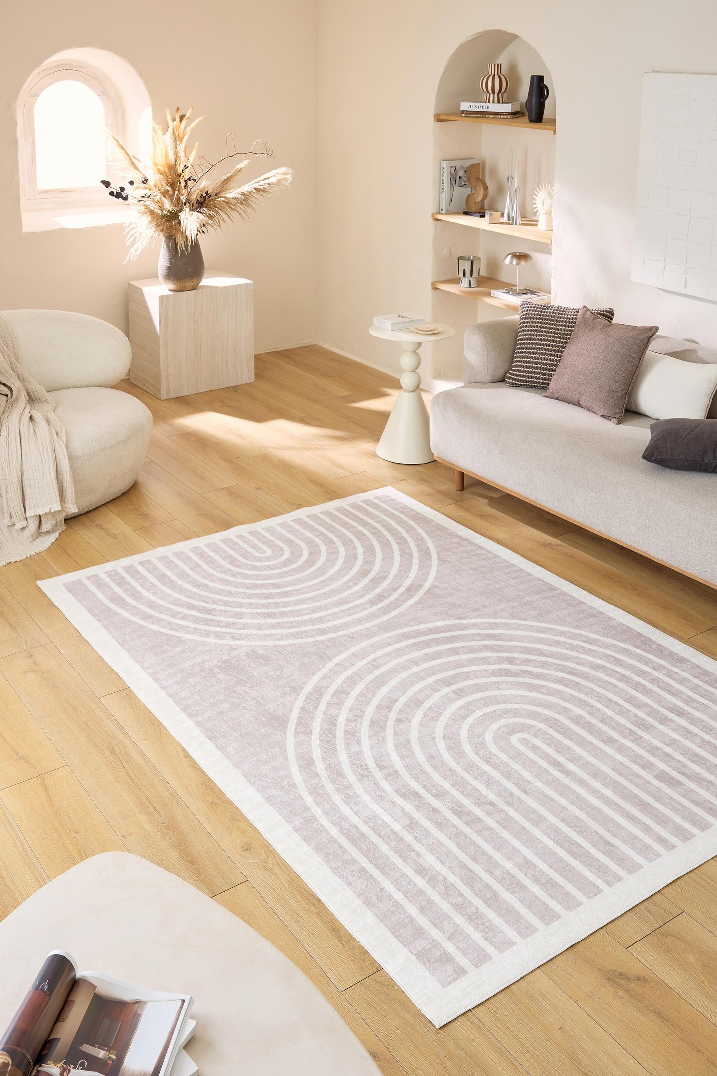 Tapis arc en ciel beige : GRE751BEI GREGE