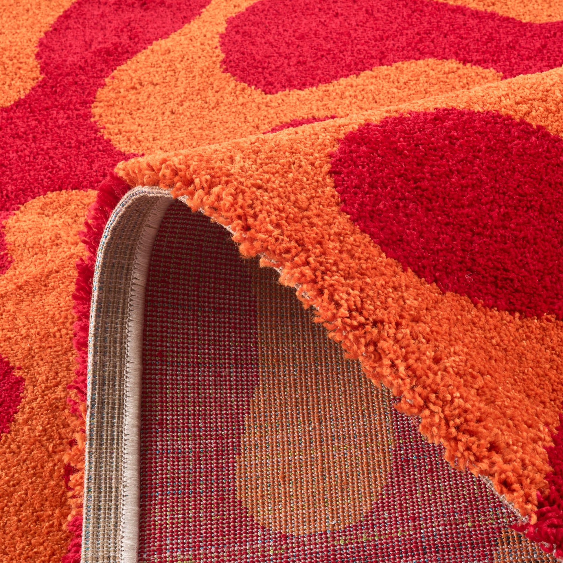 Tapis salon vintage - Rouge - Groovy GROOVY