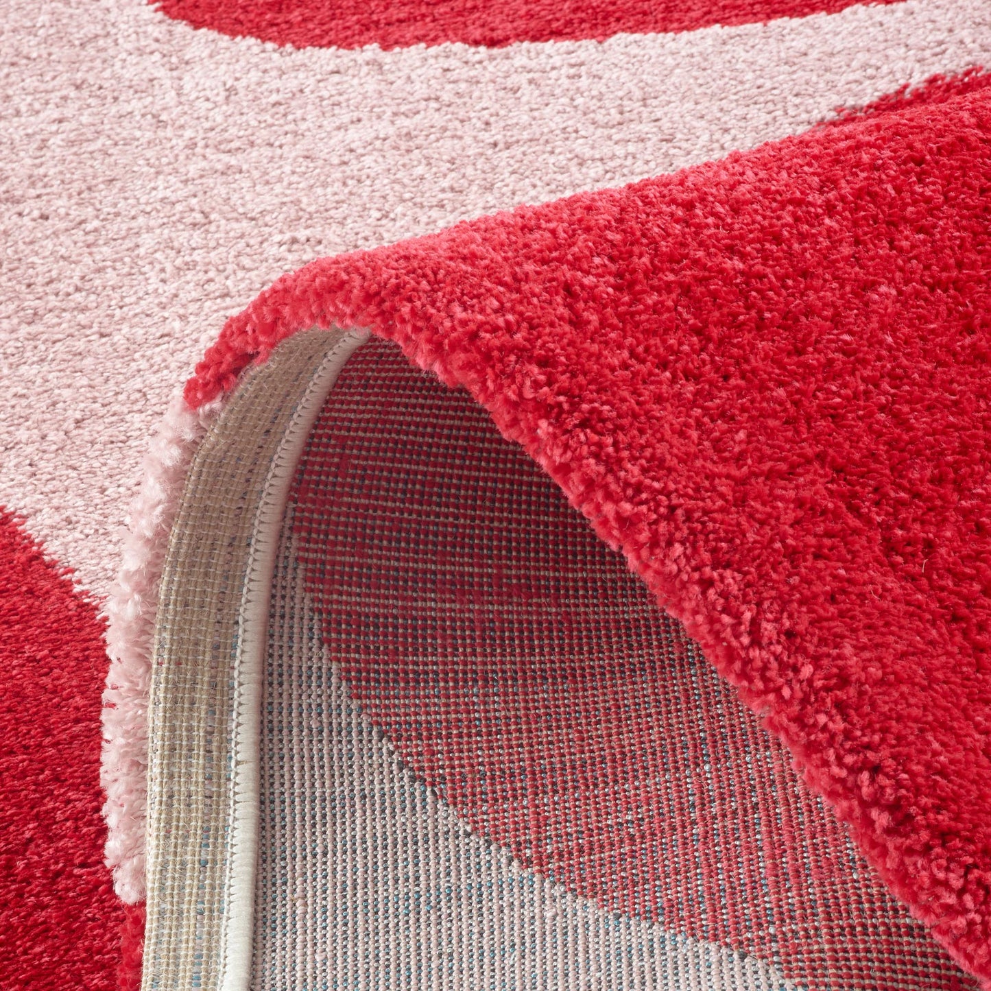 Tapis salon vintage année 70 - Rouge - Groovy GROOVY