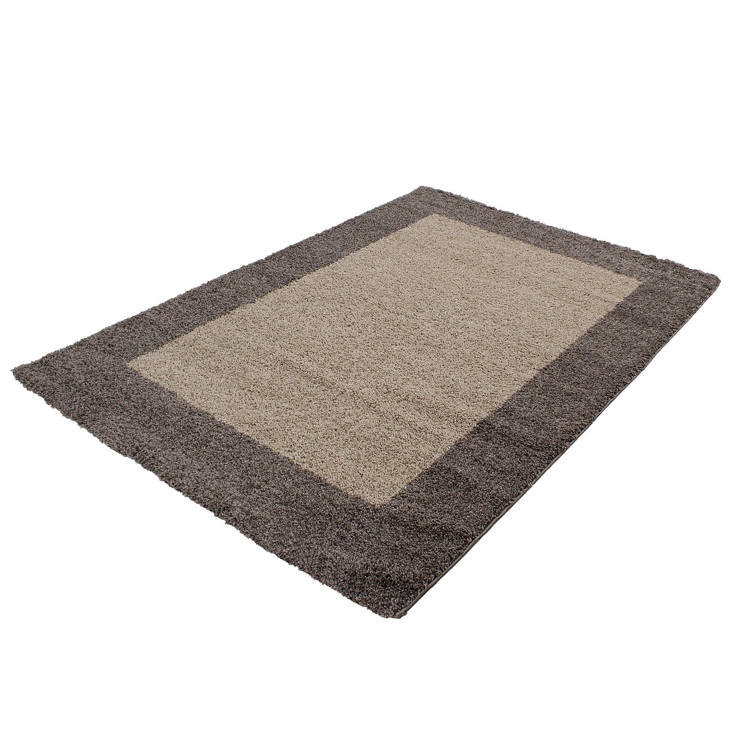 OTTA - Tapis Shaggy à motif Cadre - OTT1503TAU