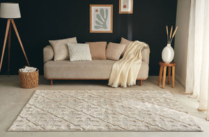 Tapis crème géométrique – Nazar rugs