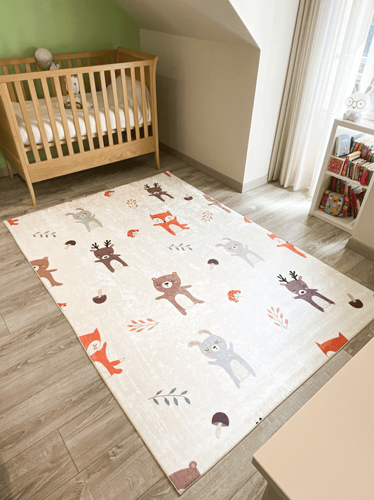 Tapis enfant motifs animaux Nazar rugs