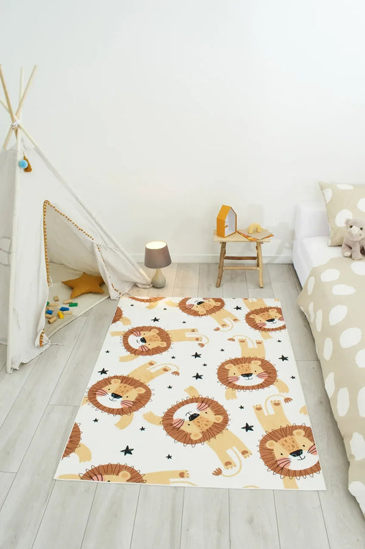 Tapis lion bébé Nazar rugs