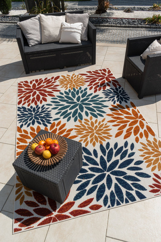 Tapis motif floral Nazar rugs